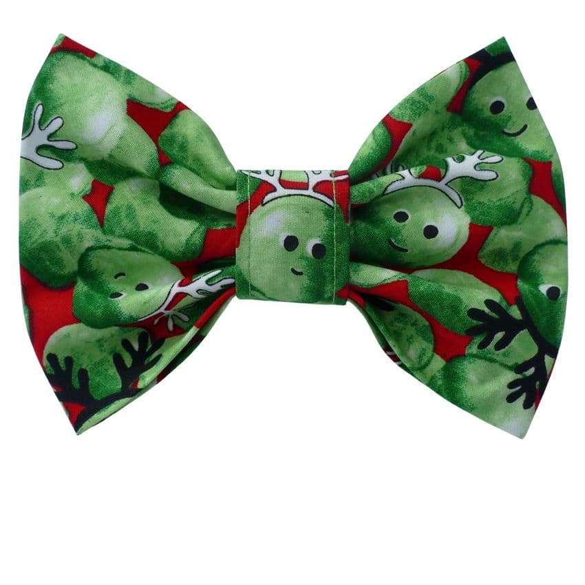 CHRISTMAS SPROUT DOG BOW TIE