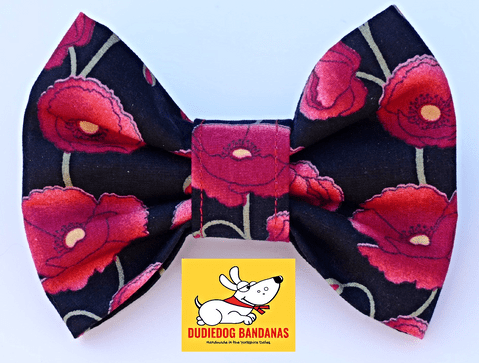 POPPY BOW TIE FOR DOGS