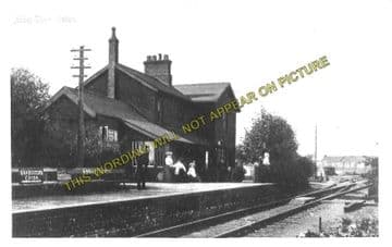 Abbey Town Railway Station Photo. Black Dyke - Abbeyholme. Silloth Line (1)..