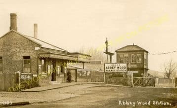 Abbey Wood Railway Station Photo. Plumstead - Belvedere. Woolwich to Erith. (8)