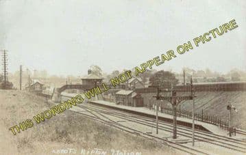 Abbots Ripton Railway Station Photo. Huntingdon - Holme. Peterborough Line. (2)