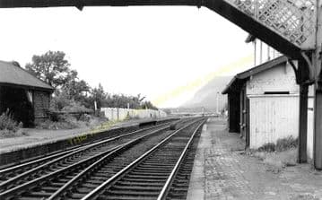 Aber Railway Station Photo. Bangor - Llanfairfechan. Llandudno Line. (1)..