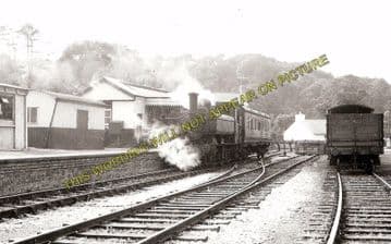Aberayron Railway Station Photo. Felin Fach, Talsarn and Derry Ormond Line. (2)..