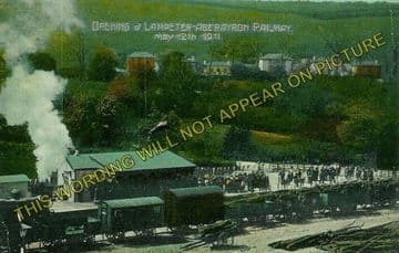 Aberayron Railway Station Photo. Felin Fach, Talsarn and Derry Ormond Line. (5)