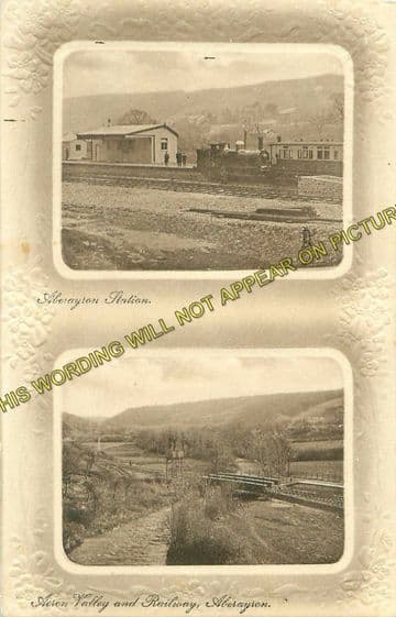 Aberayron Railway Station Photo. Felin Fach, Talsarn and Derry Ormond Line. (6)
