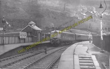 Aberbeeg Railway Station Photo. Crumlin to Ebbw Vale and Abertillery Lines. (4)