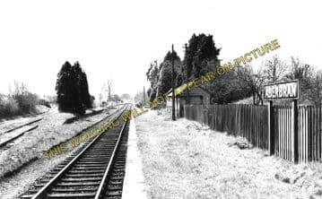 Aberbran Railway Station Photo. Cradoc - Devynock Sennybridge. Brecon Line. (2)