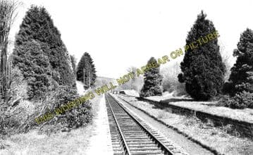 Aberbran Railway Station Photo. Cradoc - Devynock Sennybridge. Brecon Line. (3)