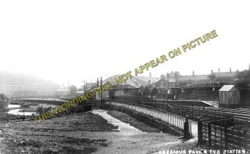 Aberdare Low Level Railway Station Photo. Aberaman and Mountain Ash Line. (1)..