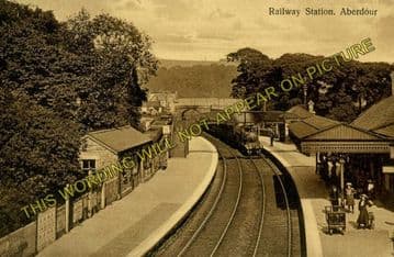 Aberdour Railway Station Photo. Inverkeithling - Burntisland. (2)