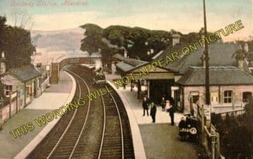 Aberdour Railway Station Photo. Inverkeithling - Burntisland. (4)