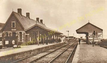 Aberdovey Railway Station Photo. Machynlleth - Towyn. Cambrian Railway. (15)