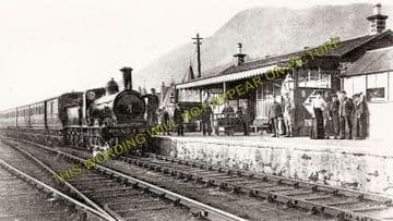 Aberfoyle Railway Station Photo. Gartmore and Buchlyvie Line. North British Railway. (2)