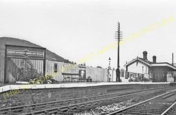 Abergavenny Brecon Road Railway Station Photo. Gilwern and Brynmawr Line. (5)