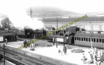 Abergavenny Junction Railway Station Photo. Pontypool - Pontrilas Line. GWR (2)