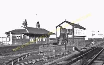 Abergele Railway Station Photo. Rhyl - Llandulas. Llandudno Junction Line. (2)