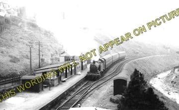 Abergwynfi Railway Station Photo. Blaengarw - Cymmer. Pontycymmer to Maesteg (1)