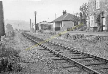 Abermule Railway Station Photo. Newtown to Montgomery and  Kerry. Cambrian. (7)