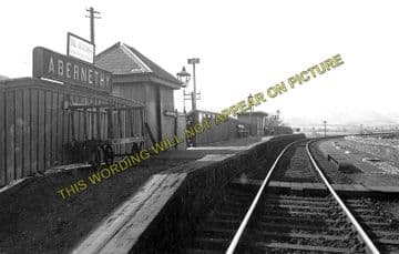 Abernethy Railway Station Photo. Newburgh - Bridge of Earn. Perth Line. NBR. (1)