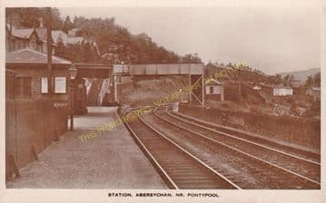 Abersychan Low Level Railway Station Photo. Pontypool - Cwmavon. (2)