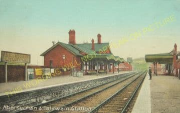 Abersychan & Talywain Railway Station Photo. Varteg - Pontypool. GWR & LNWR. (5).