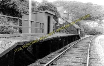 Abertafol Railway Station Photo. Dovey Jct. - Penhelig. Machynlleth Line. (2).