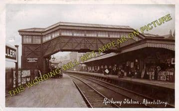 Abertillery Railway Station Photo. Aberbeeg - Blaina. Nantyglo Line. (2)