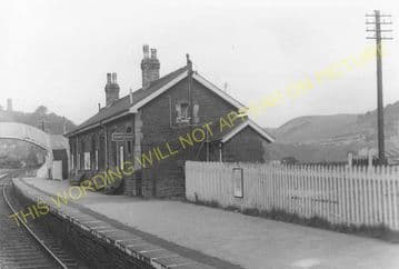 Abertridwr Railway Station Photo. Caerphilly - Senghenydd. Rhymney Railway. (4)