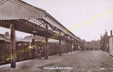 Abingdon Railway Station Photo. Radley Line. Great Western Railway. (23)