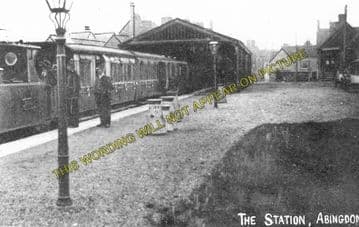 Abingdon Railway Station Photo. Radley Line. Great Western Railway. (6)