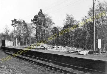 Achterneed Railway Station Photo. Dingwall - Garve. Highland Railway. (3)