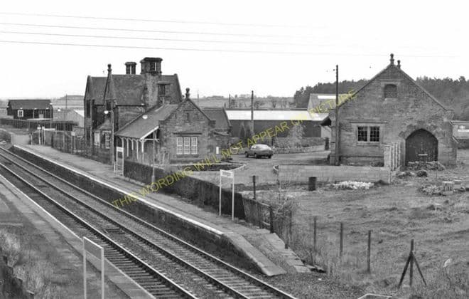 Acklington Railway Station Photo. Chevington - Warkworth. Alnmouth Line. (5)
