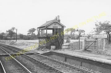 Ackworth Railway Station Photo. Pontefract - Moorthorpe. Ferrybridge Line. (1)