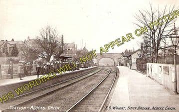 Acocks Green Railway Station Photo. Olton - Tyseley. Solihull to Birmingham. (1)..