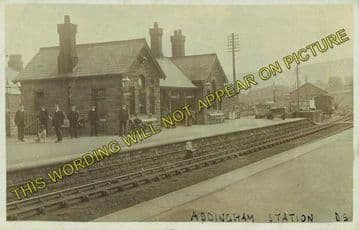 Addingham Railway Station Photo. Bolton Abbey - Ilkley. Skipton to Otley. (2)..