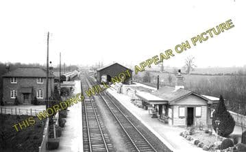 Adlestrop Railway Station Photo. Kingham - Moreton-in-Marsh. (1)..