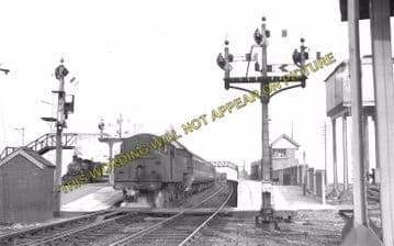 Afonwen Railway Station Photo. Abererch - Criccieth. Pwllheli to Portmadoc. (2)