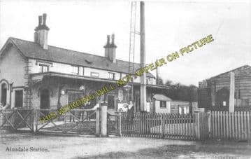Ainsdale Railway Station Photo. Birkdale - Freshfield. Southport to Formby. (4)