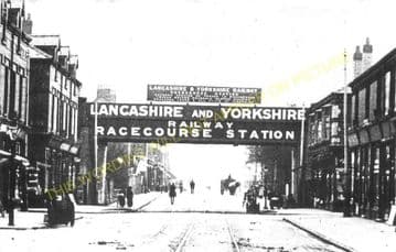 Aintree Racecourse Railway Station Photo. Liverpool - Kirkby. Lancs & Yorks. (1)..