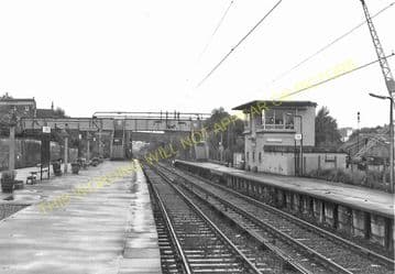 Airdrie South Railway Station Photo. Coatdyke - Clarkston. North British Rly (1)..