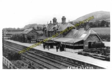 Akeld Railway Station Photo. Wooler - Kirknewton. Alnmouth to Coldstream. (2)