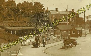 Alderley Edge Railway Station Photo. Chelford - Wilmslow. Sandbach Line. (7)