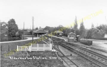 Aldermaston Railway Station Photo. Theale - Midgham. Reading to Newbury. (15)