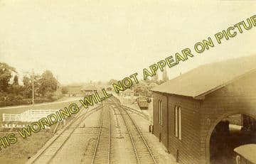 Aldermaston Railway Station Photo. Theale - Midgham. Reading to Newbury. (17)
