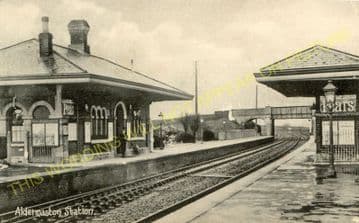 Aldermaston Railway Station Photo. Theale - Midgham. Reading to Newbury. (23)