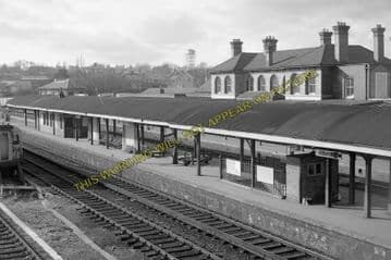 Aldershot Town Railway Station Photo.North Camp & Ash Vale - Farnham. L&SWR (11)
