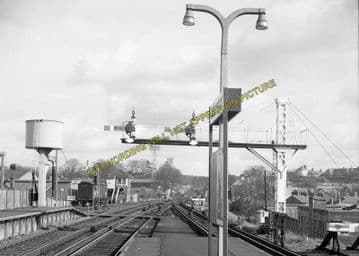 Aldershot Town Railway Station Photo.North Camp & Ash Vale - Farnham. L&SWR (14)