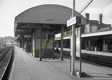 Aldershot Town Railway Station Photo.North Camp & Ash Vale - Farnham. L&SWR (16)