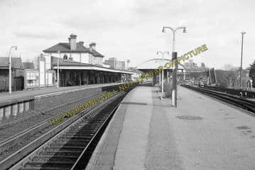 Aldershot Town Railway Station Photo.North Camp & Ash Vale - Farnham. L&SWR (5)