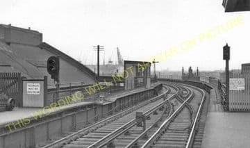 Alexandra Dock Railway Station Photo. Liverpool Overhead Railway. (2).